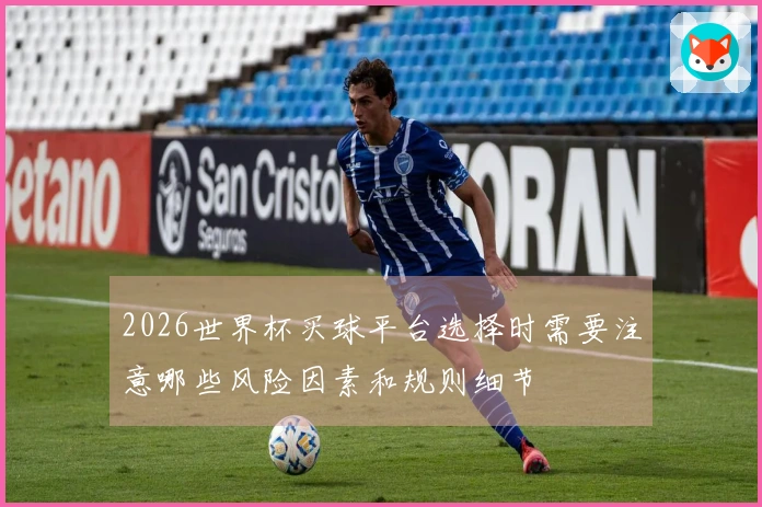 2026世界杯买球平台选择时需要注意哪些风险因素和规则细节