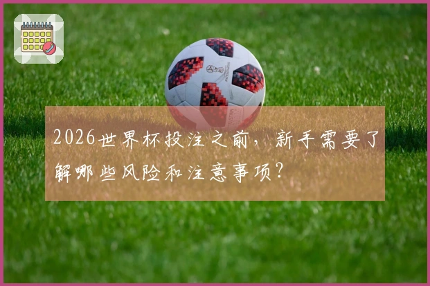 2026世界杯投注之前，新手需要了解哪些风险和注意事项？