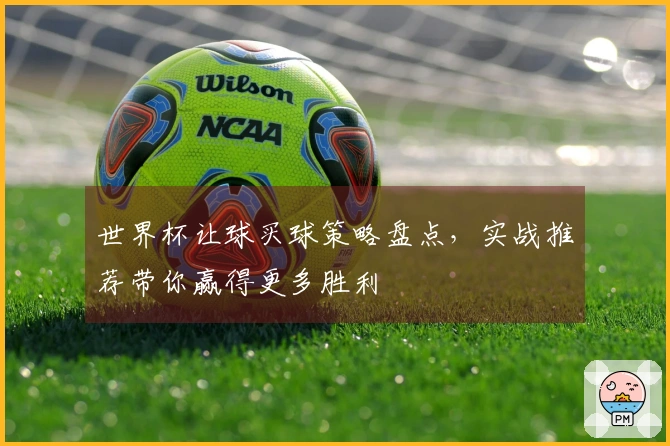 世界杯让球买球策略盘点，实战推荐带你赢得更多胜利